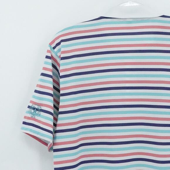 Peter Millar Shirt Mens XL Multicolor Summer Comfort Houston Country Club Golf - Picture 8 of 16